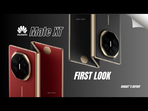 Huawei Mate XT Official First Look - Huawei Triple Folding Phone