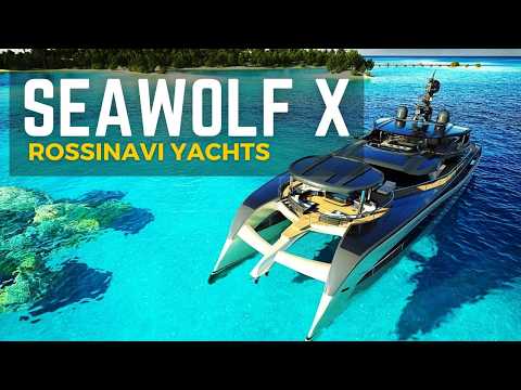 2024 Rossinavi's SEAWOLF X Ultimate Luxury Catamaran Yacht