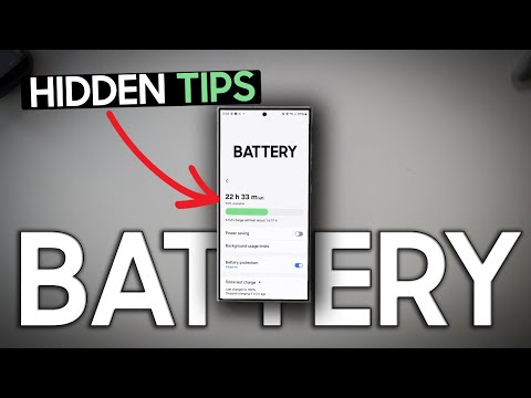 HIDDEN ways to SAVE battery on the S24 Ultra!