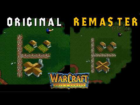 Warcraft 1 - Original vs Remaster (1994 vs  2024) Comparison