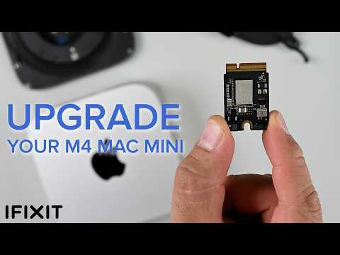 M4 Mac mini Teardown - UPGRADABLE SSD, Powerful, and TINY