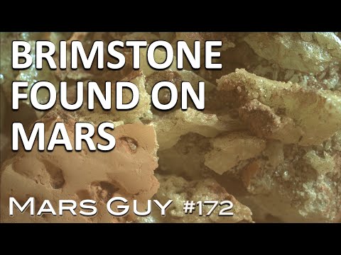 Curiosity discovers rocks made of pure sulfur