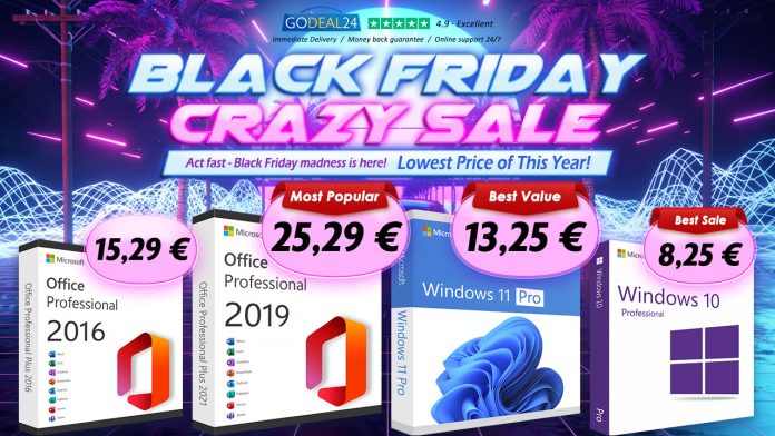 Εκπτώσεις Microsoft Black Friday: Office Pro μόνο 15,29 €!