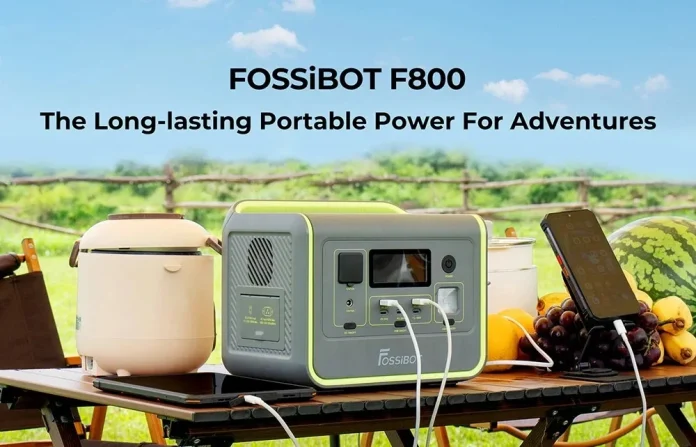 Φορητό Power Station FOSSiBOT F800: 512Wh μπαταρία, 800W παροχή, μοναδική τιμή