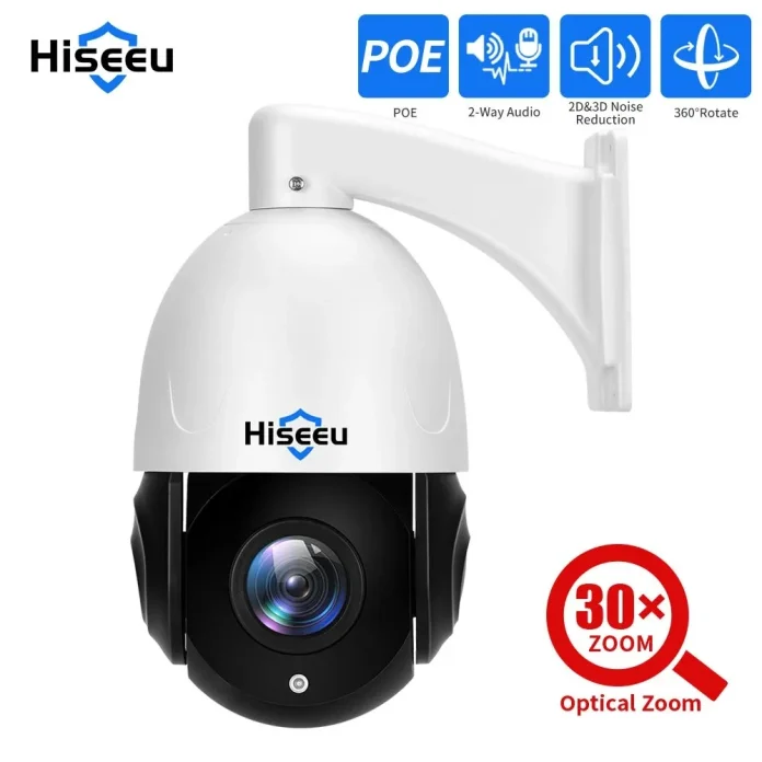 Hiseeu Κέρβερος: Ιστορικός Χαμηλός, Full HD, IP66, 30x Οπτικό Ζουμ