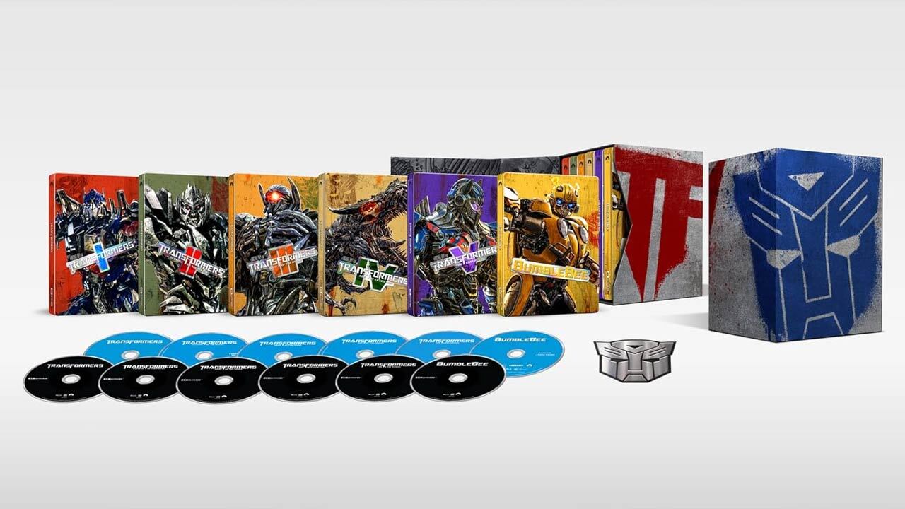 Πακέτο Transformers Six-Movie Bundle με χαλύβδινες θήκες