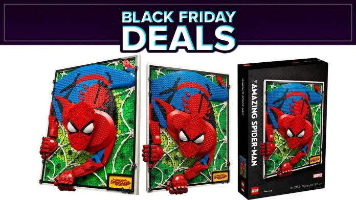 Τεράστια Έκπτωση στο Spider-Man Lego Wall Art στο Amazon