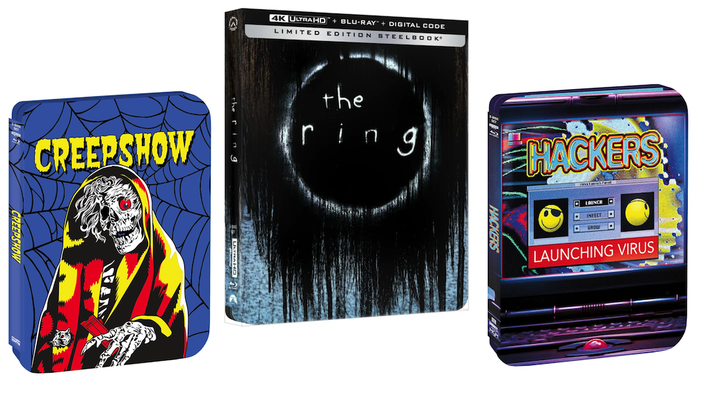 Creepshow, The Ring, Hackers - Steelbook Editions