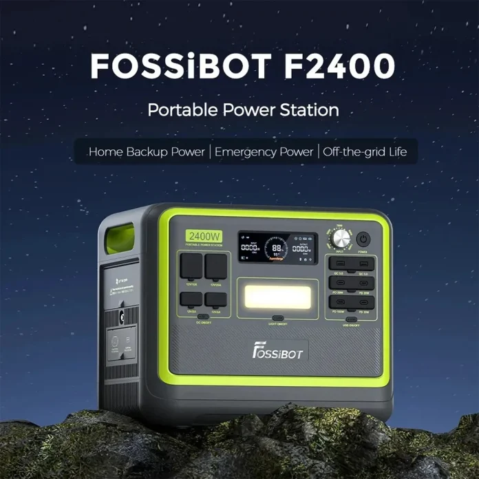 FOSSiBOT F2400: Ιστορικό Χαμηλό Power Station με 2400W και 13 Εξόδους