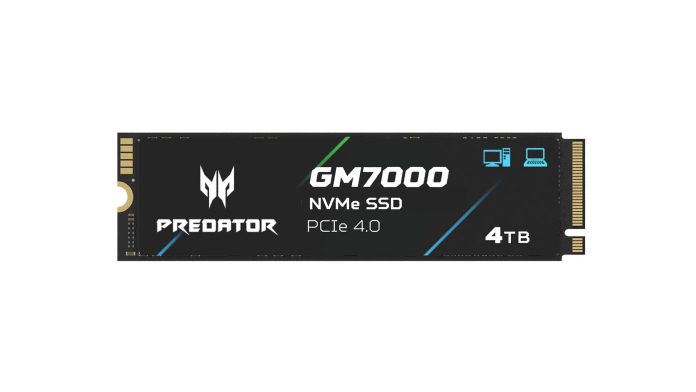 Το Predator GM7000 PCIe NVMe SSD της Acer στα 219,99 $ στο Amazon