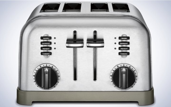  Cuisinart 4 Slice Toaster on a plain white background.