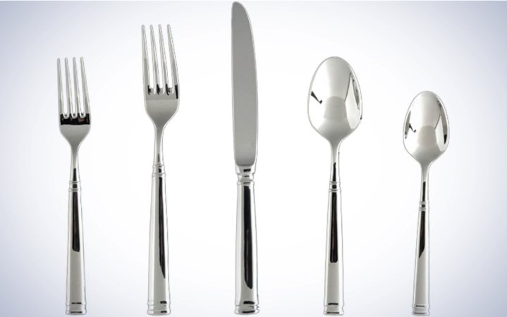  Fortessa Bistro 18:10 Stainless Steel 20 Piece Flatware Set