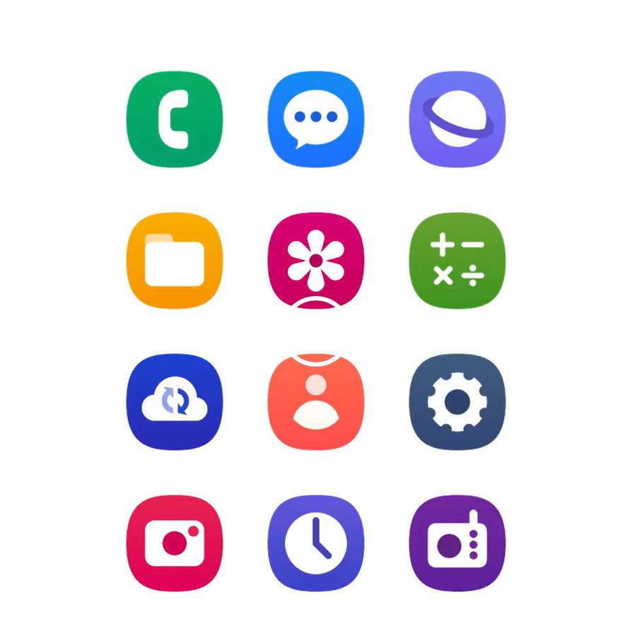 Old One UI icons