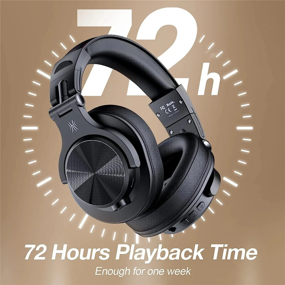 OneOdio A70 Headset bluetooth Headphone battery life