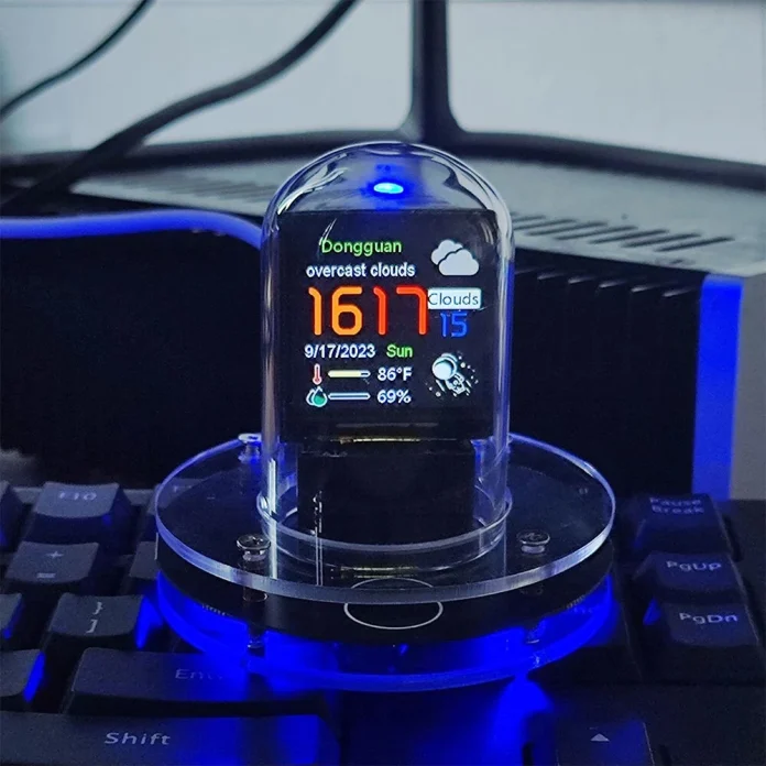 Nixie Tube Weather Station: Η καλύτερη πρόβλεψη καιρού για το γραφείο σας με ένα ιδιαίτερο gadget!