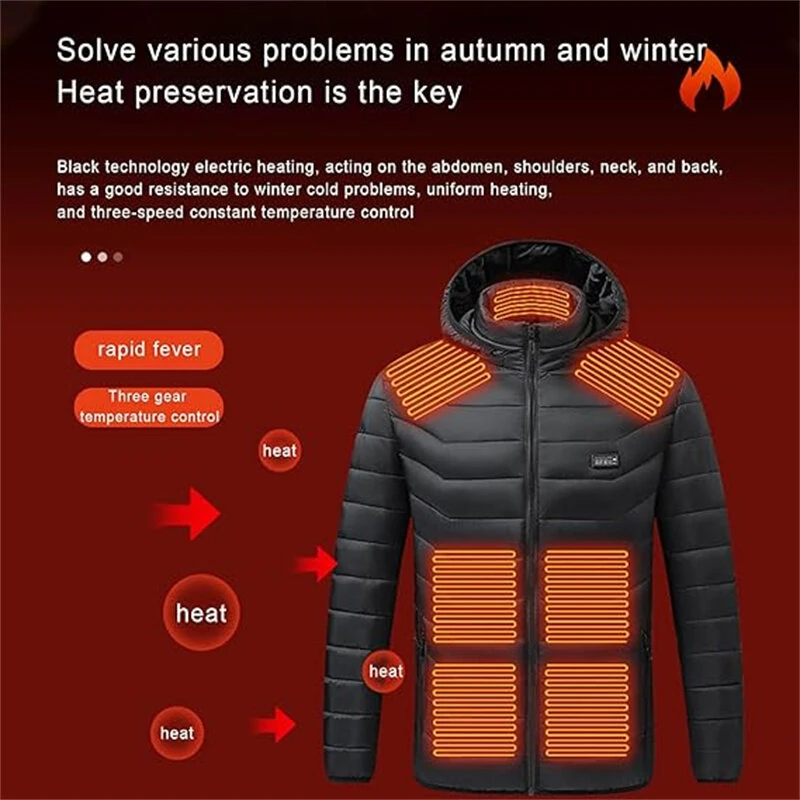 TENGOO HJ-21 Heating Jacket 21 Heat Areas