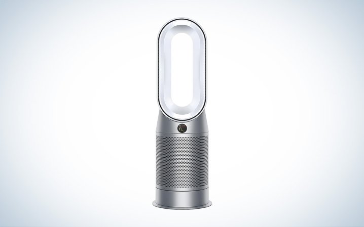  The Dyson Pure Hot + Cool HP07 heater against a white background