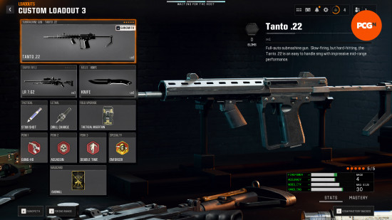 Black Ops 6 Tanto .22 class build gear perks εξοπλισμός: η καλύτερη κατηγορία κατασκευής για το Tanto .22