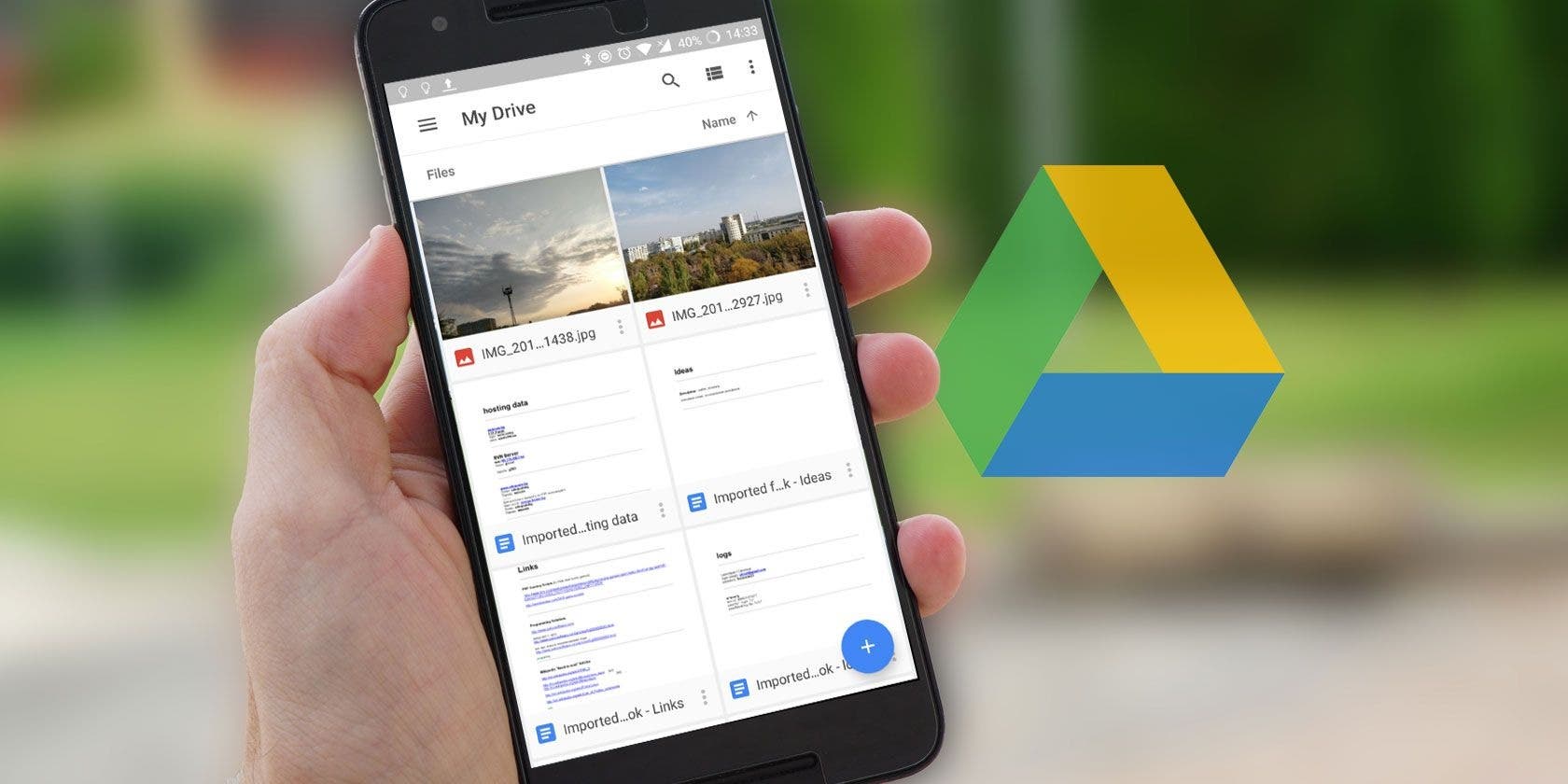 Google Drive Privacy Screen Android