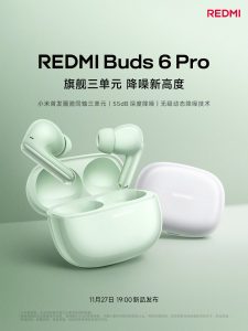 Νέα κυκλοφορία: Redmi Watch 5 και Buds 6 Pro στην αγορά επόμενη εβδομάδα