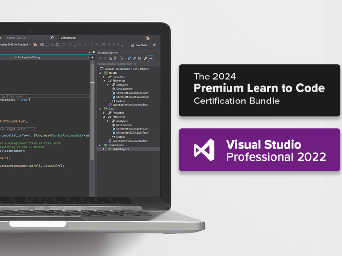 Προσφορά: Μαθήματα κωδικοποίησης MS Visual Studio Pro με 55,97 $!