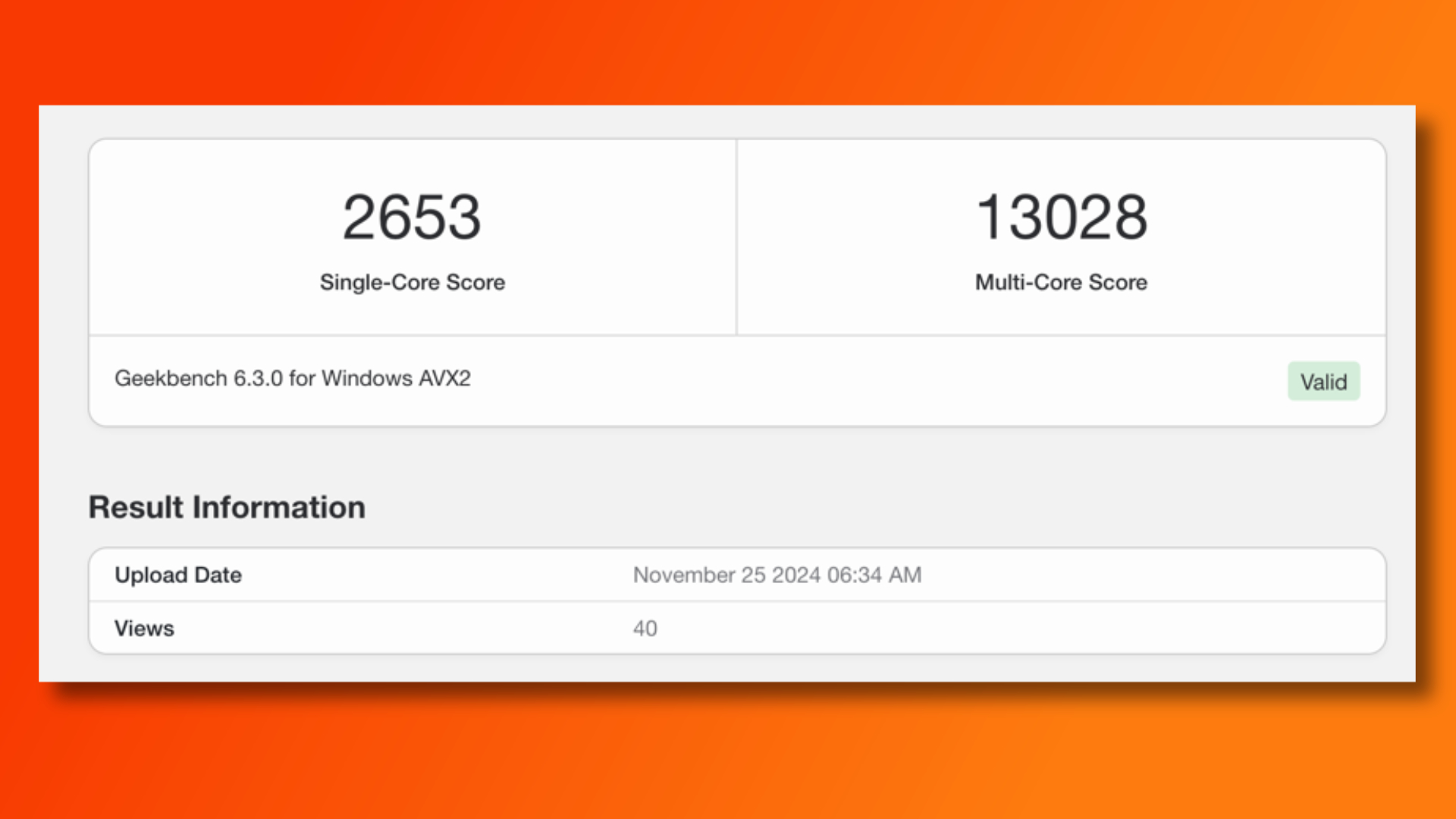 Βαθμολογίες geekbench Intel Core Ultra 5 255F