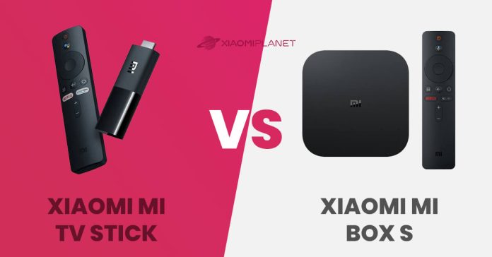 Σύγκριση: Xiaomi Mi TV Stick vs Mi TV Box S