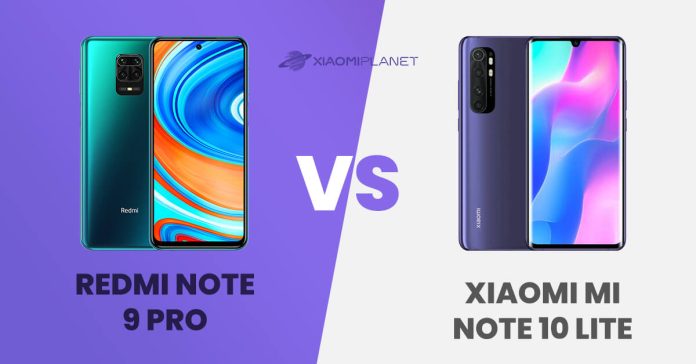 Redmi Note 9 Pro vs Xiaomi Mi Note 10 Lite: Πλήρης Σύγκριση