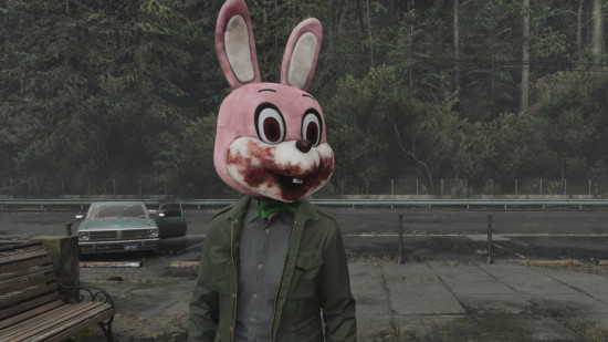 Ο James Sunderland φοράει μια ροζ μάσκα Robbie the Rabbit σε ένα από τα καλύτερα mod remake του Silent Hill 2.