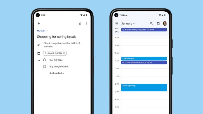 Αλλαγές στο Google Tasks: Ένωση με το Ημερολόγιο στο Android