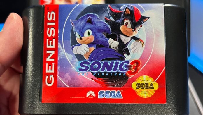 Η Paramount έφτιαξε μια κασέτα Sega Genesis για να προαναγγείλει το trailer του Sonic the Hedgehog 3