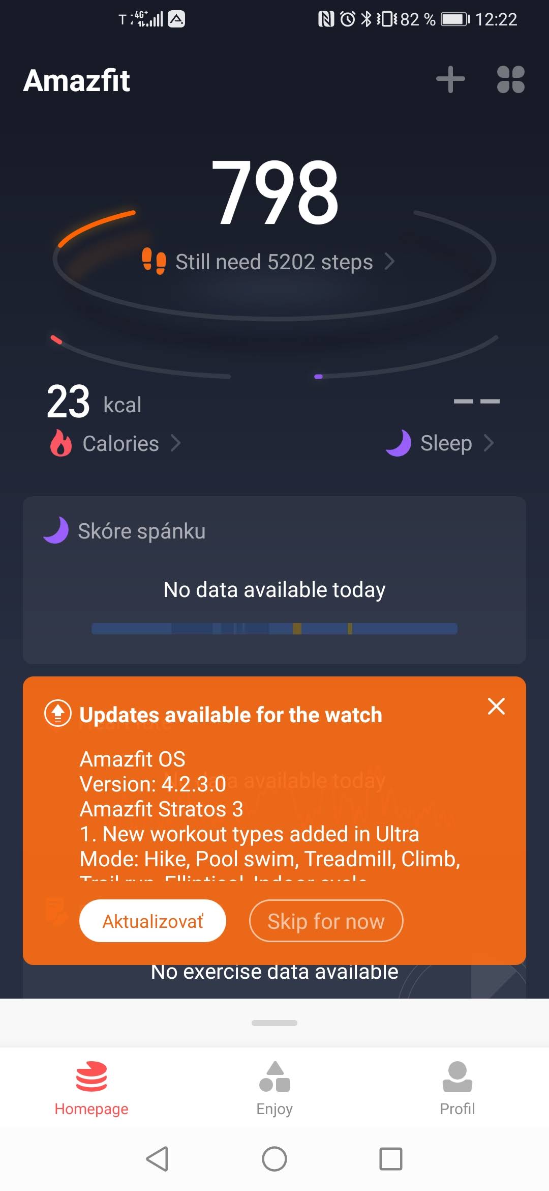 Κριτική Amazfit Stratos 3: Αθλητικά χαρακτηριστικά