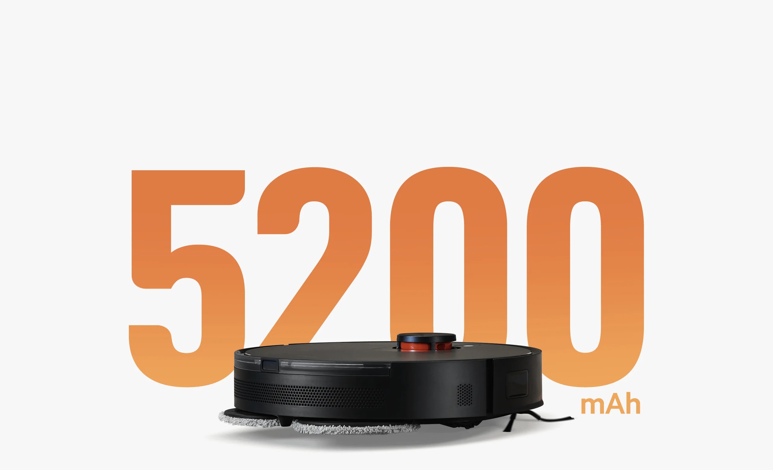 Το Xiaomi Robot Vacuum S20+ έχει ισχύ αναρρόφησης έως και 6000 pa