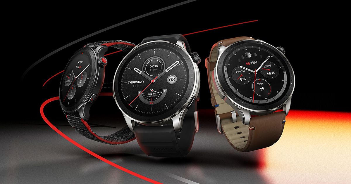 Νέα Amazfit GTR 4, GTS 4 και GTS 4 Mini παρουσιάστηκαν επίσημα