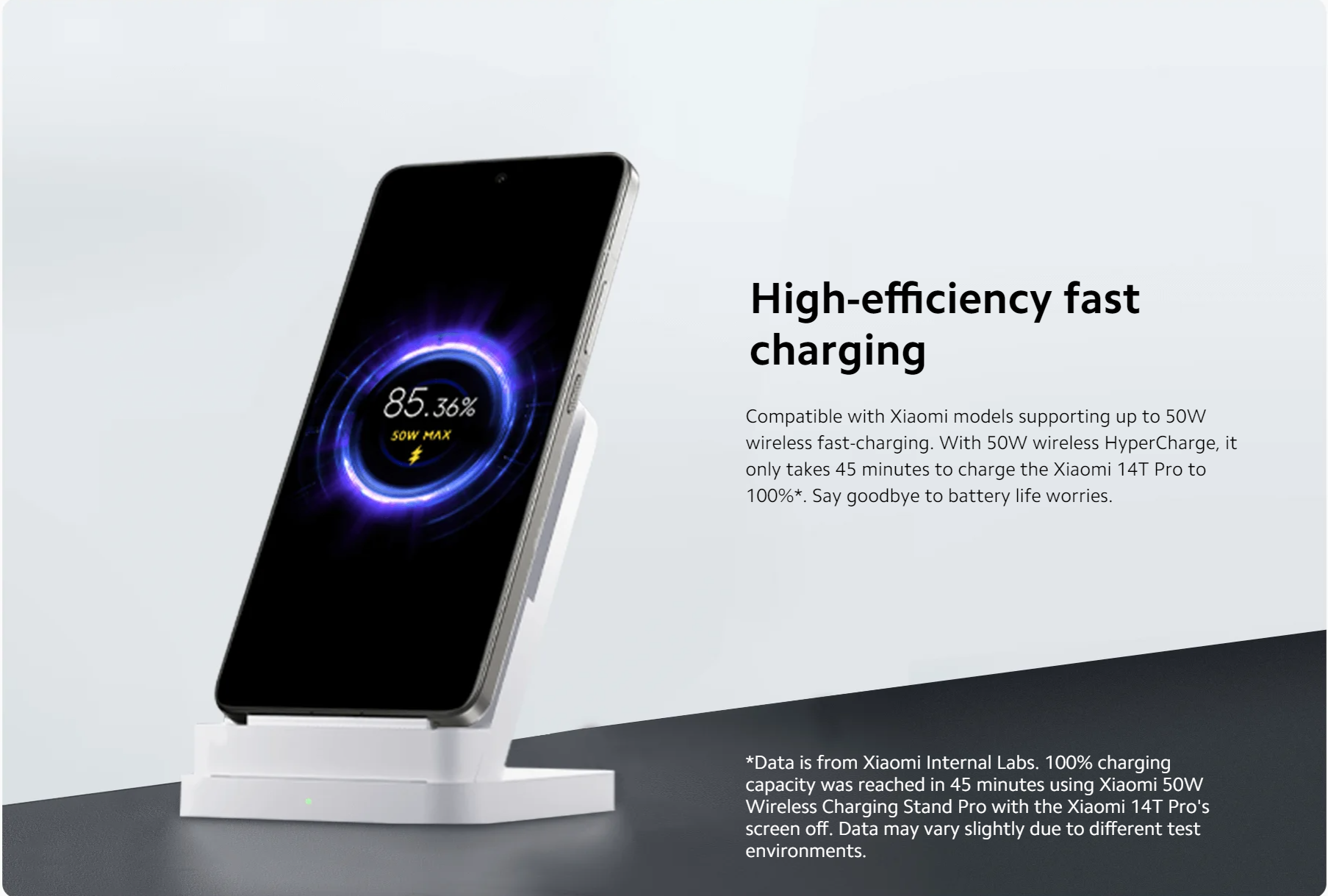 Xiaomi Stand Pro: 50W Ταχύτατη Ασύρματη Φόρτιση και Ευκολία Χρήσης