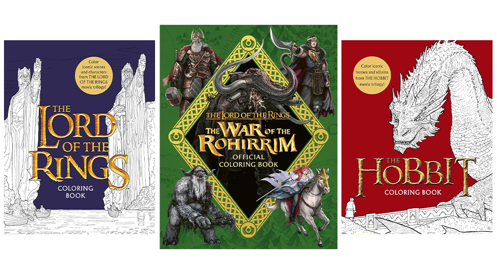 Official Lord of the Rings coloring books