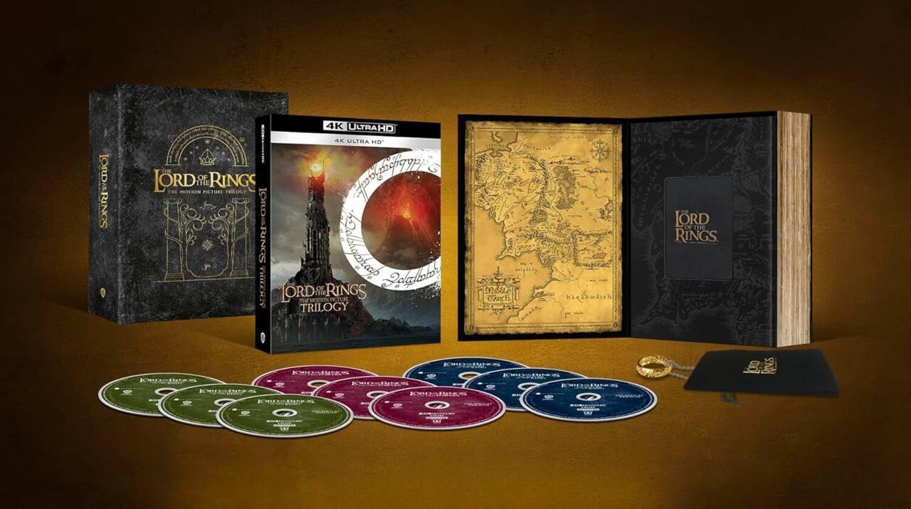 The Lord of the Rings Trilogy One Ring Gift Box (4K Blu-ray)