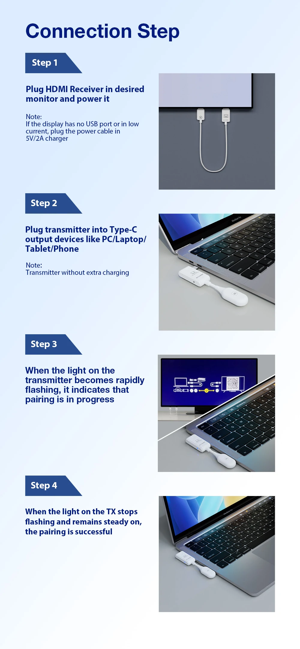 BlitzWolf BW-CS7: Ασύρματο USB-C σε HDMI Kit Cast - TechFreak.GR