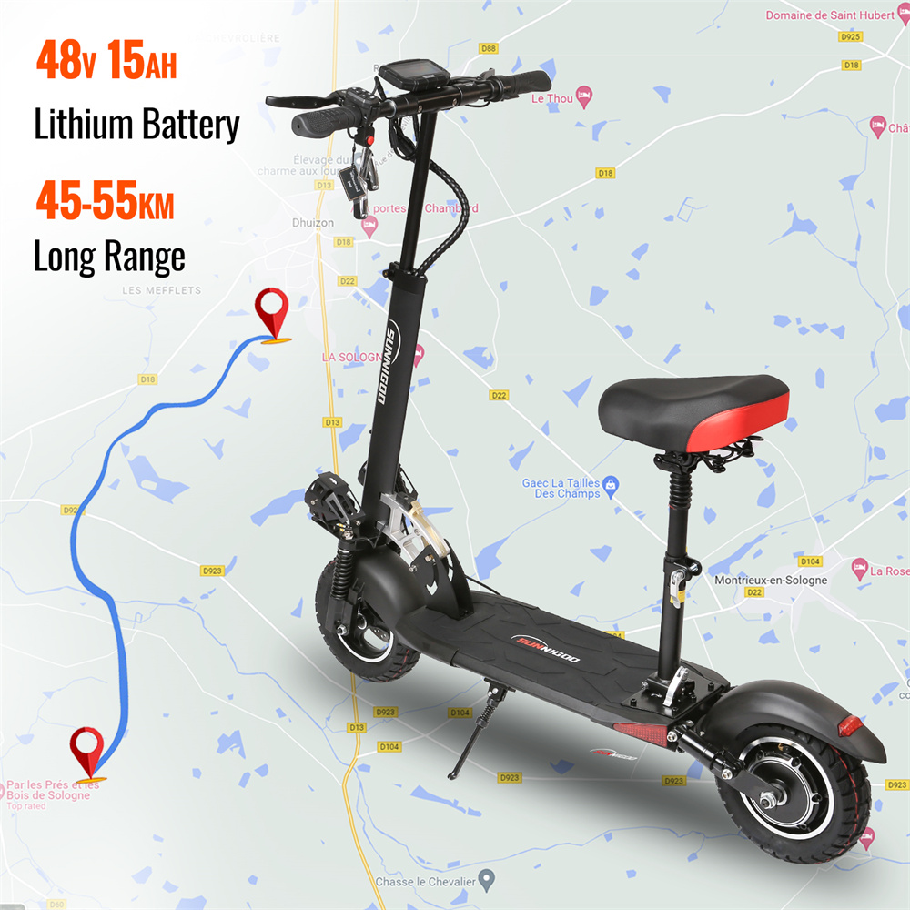 SUNNIGOO N3L Max : E-Scooter με κάθισμα, τροχούς 10