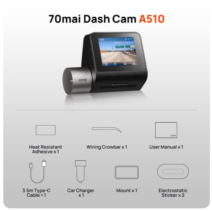 70mai A510 Dash Cam: Βίντεο 2K & 4G LTE - TechFreak.GR