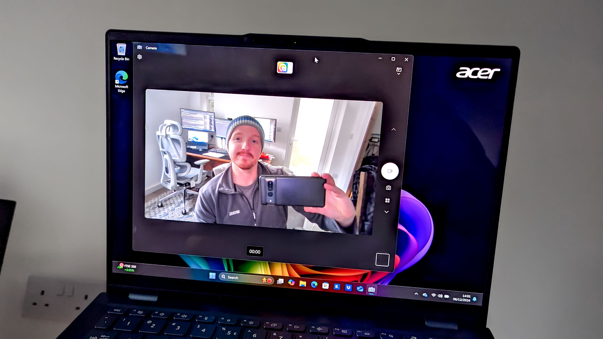 Acer Swift 14 AI webcam