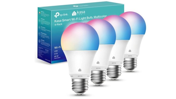 Εξοικονομήστε 48% σε αυτήν την προσφορά Kasa Smart Light Light 4-pack