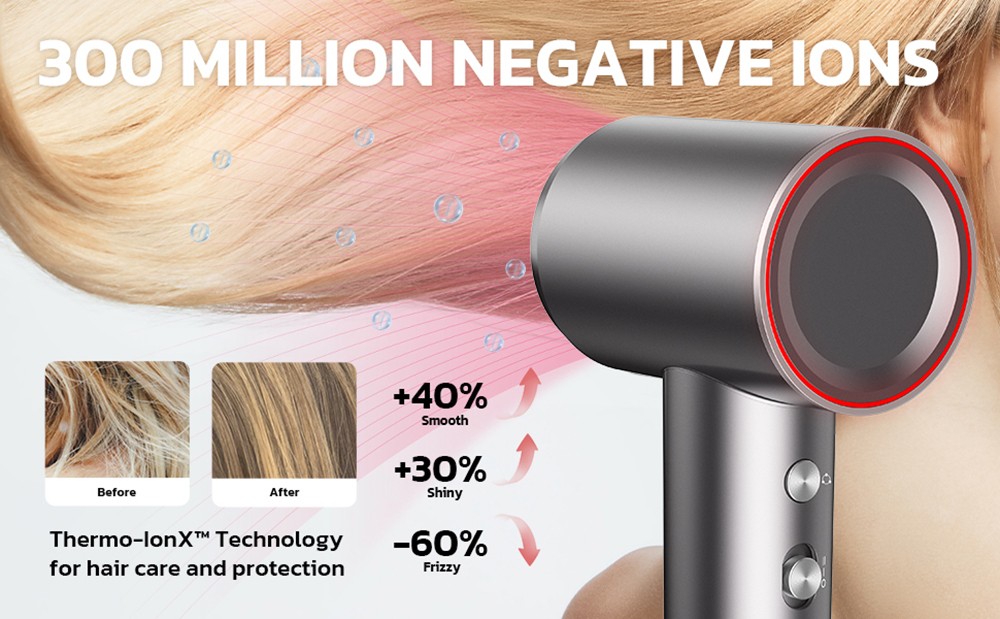 Micollme H6S 1600W High Power Hair Dryer negative ions