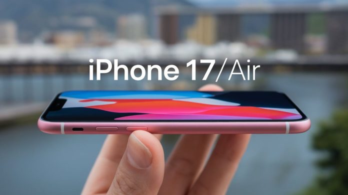 Πείτε γεια στο IPhone 17 Air: Το λεπτότερο iPhone ποτέ;