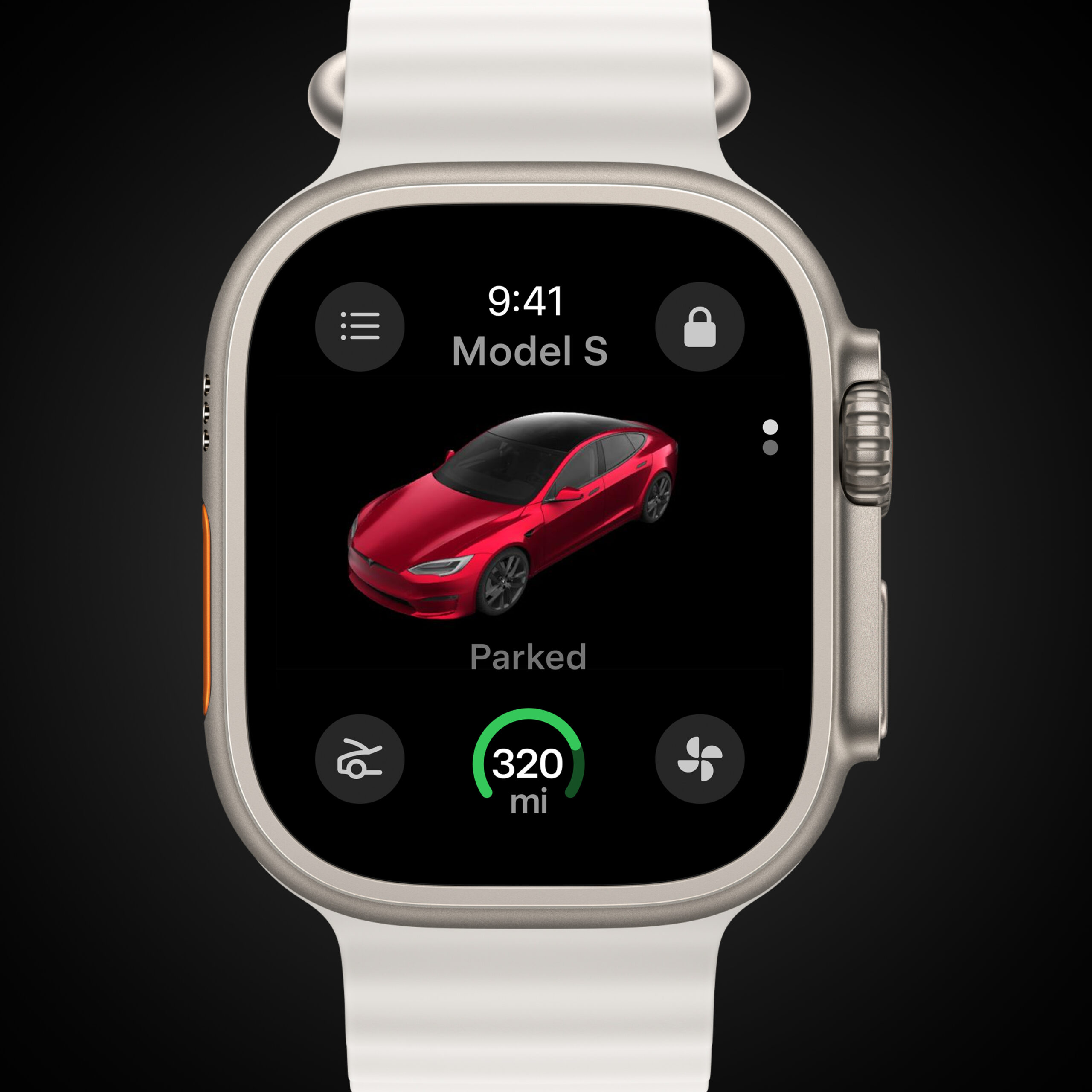 Εφαρμογή Tesla στο Apple Watch