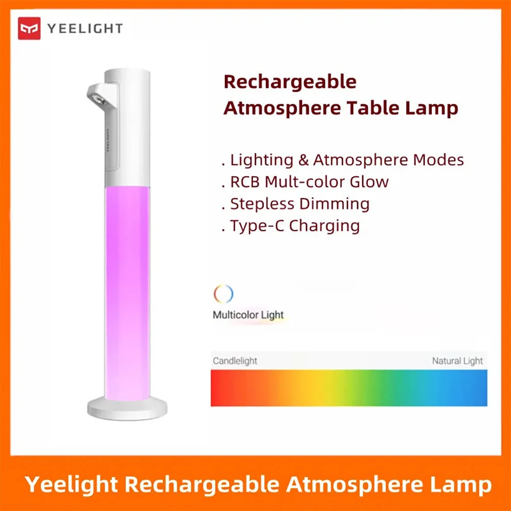 Yeelight LED Atmosphere Table Lamp Atmosphere Desk Lamp info