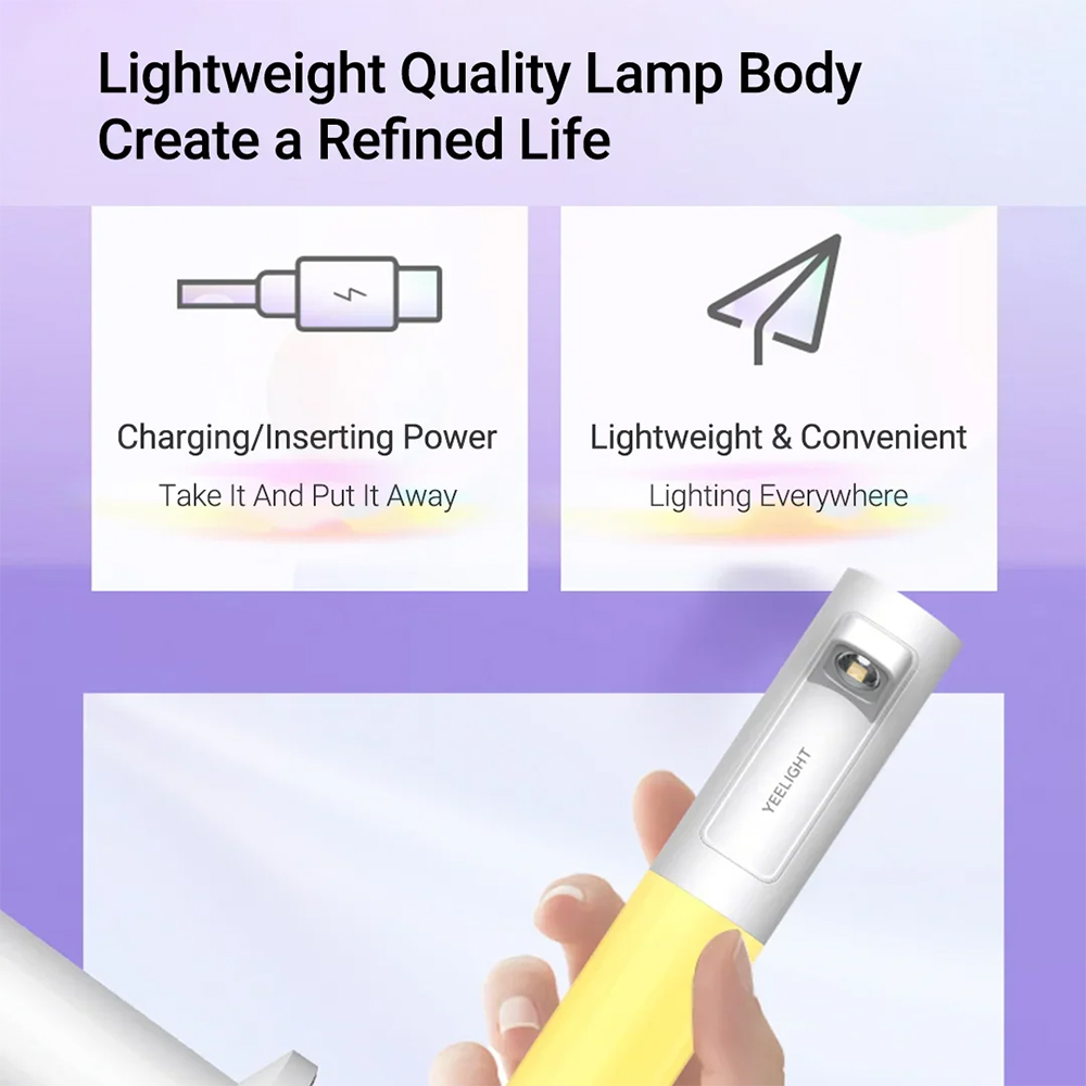 Yeelight LED Atmosphere Table Lamp Atmosphere Desk Lamp rechargable