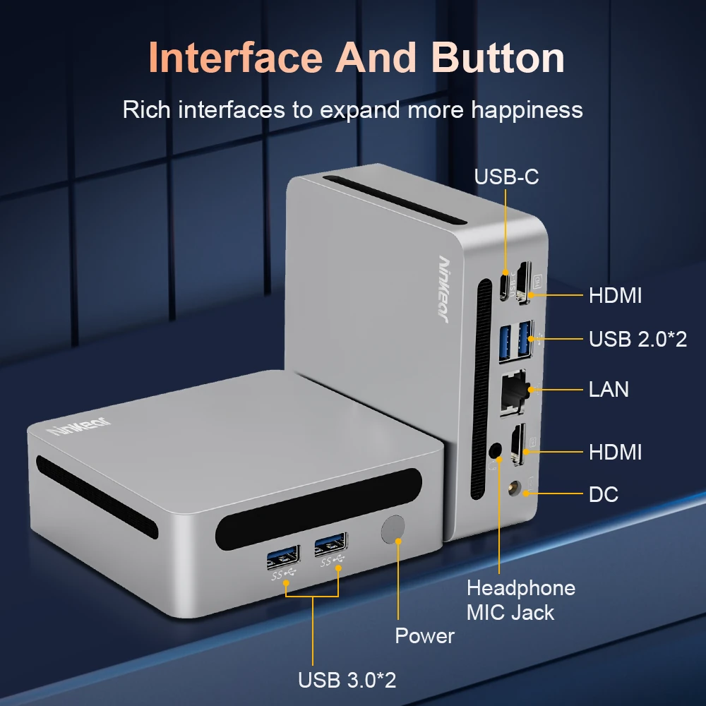 Νινκεαρ N4: MiniPC με Ryzen 5 4600H, 16GB RAM, 500GB SSD