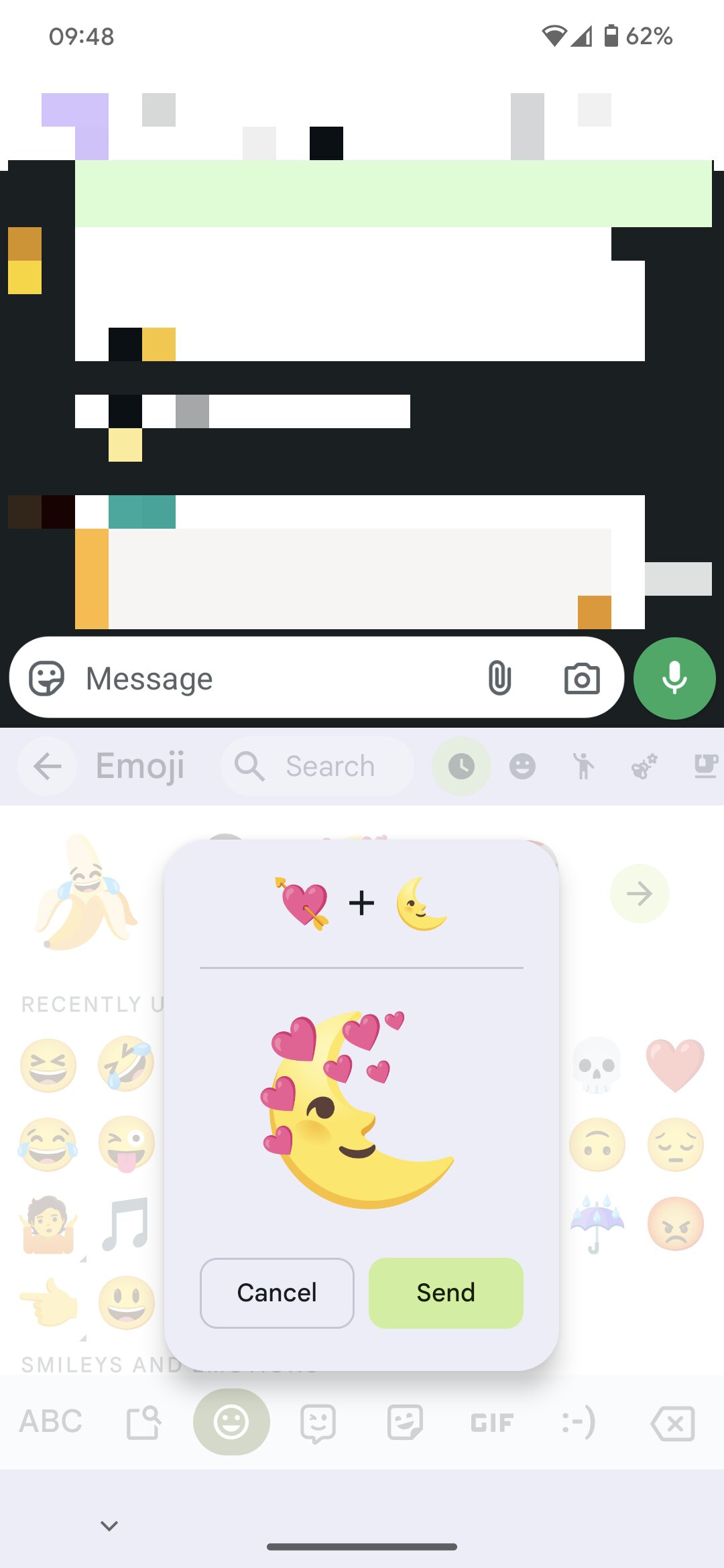 νέα οθόνη emoji κουζίνας UI 2