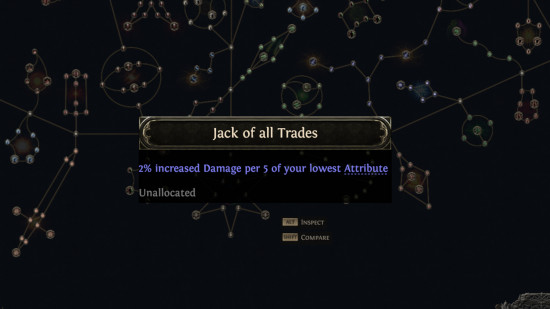 το jack of all trades παθητικό στο μονοπάτι της εξορίας 2